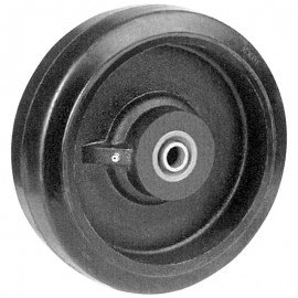 Heavy Duty Rubber Mold On Cast Iron Core Wheels Heavy Duty Rubber Mold On Cast Iron Core Wheels